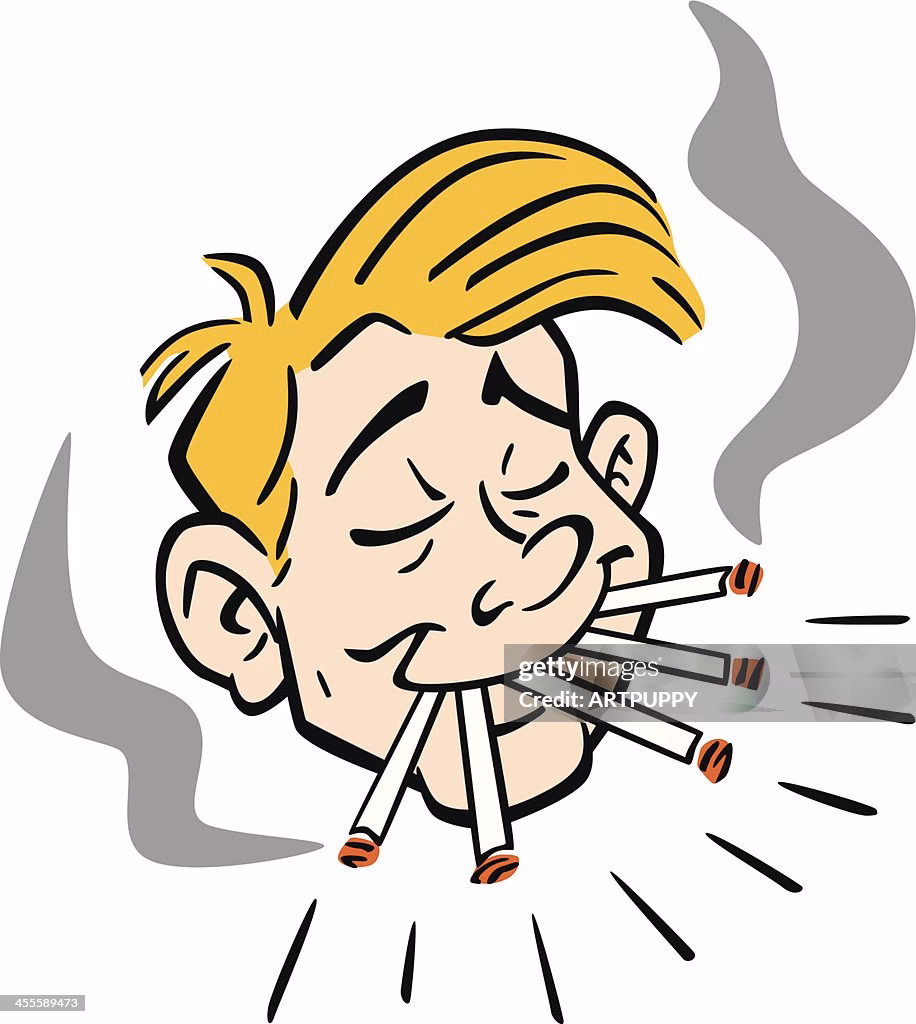 What is a chain smoker?