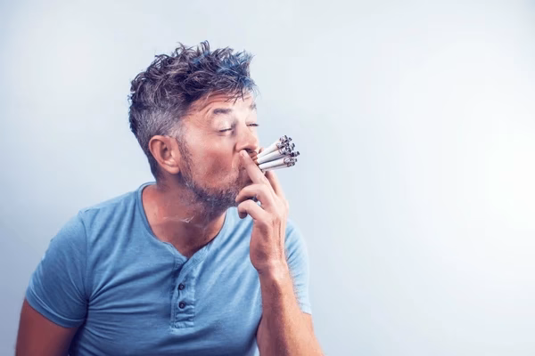 What is a chain smoker?