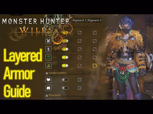 How do I change the color of my armor in Monster Hunter Wilds?