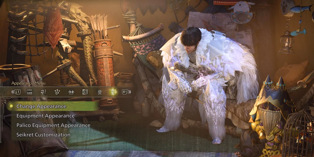 How do I change the color of my armor in Monster Hunter Wilds?