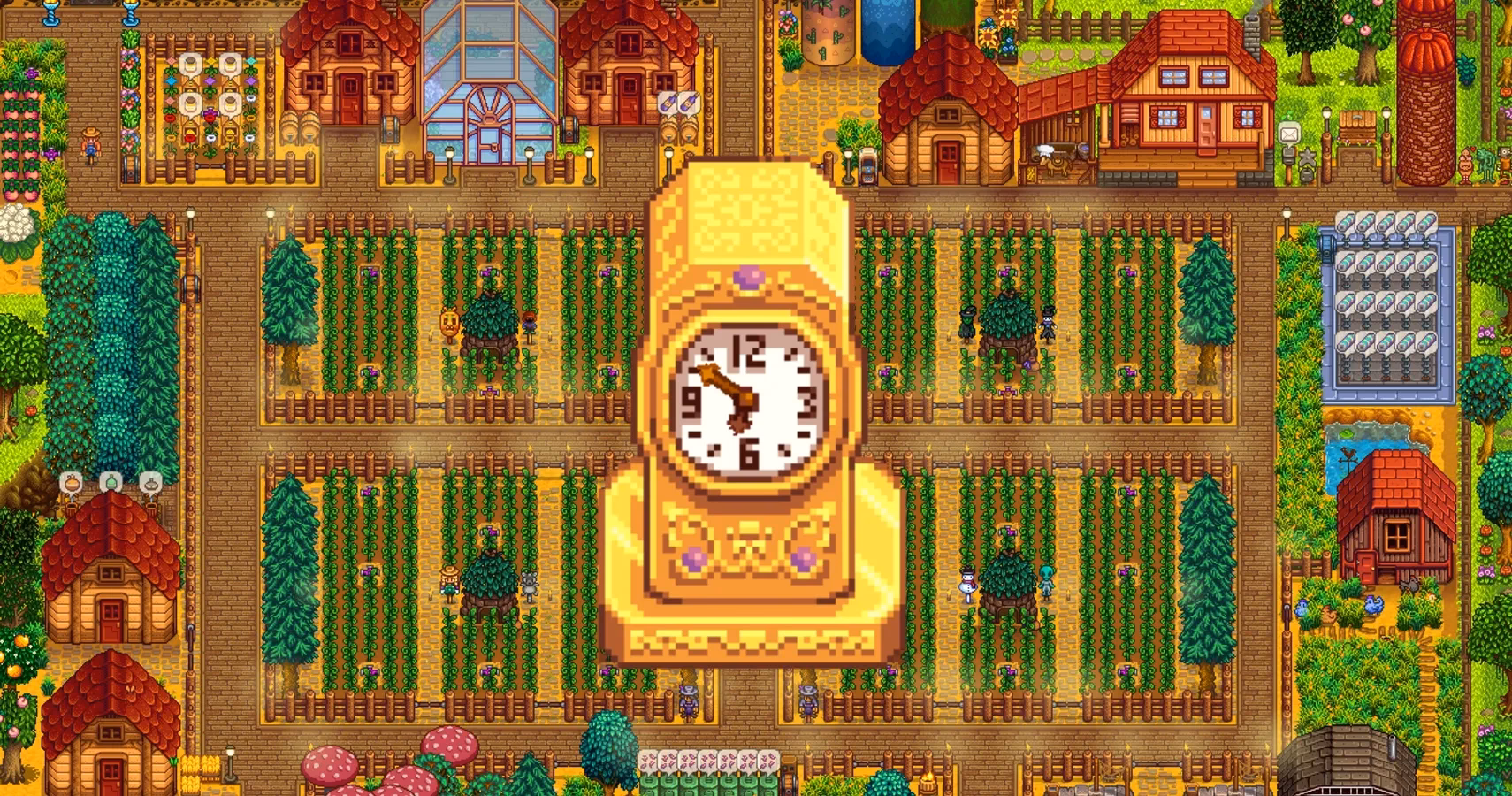 Can I change the clock in Stardew Valley?