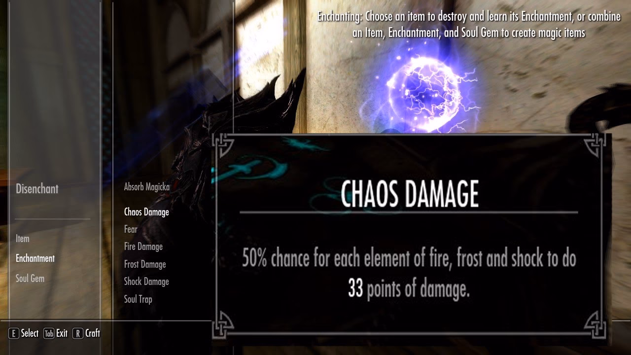What is chaos damage in Dragonborn?