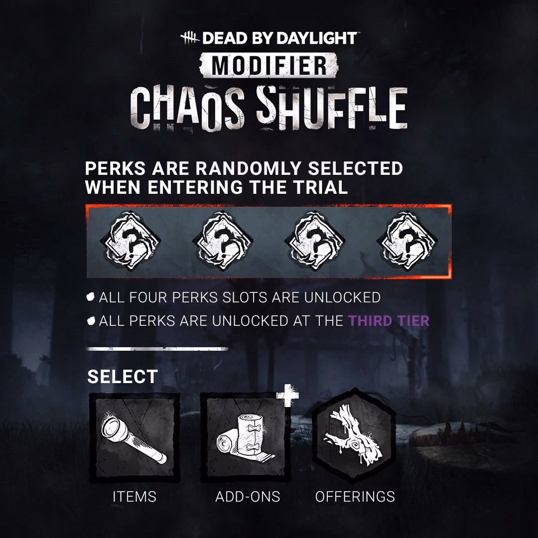 What is the chaos shuffle modifier in dead by daylight?