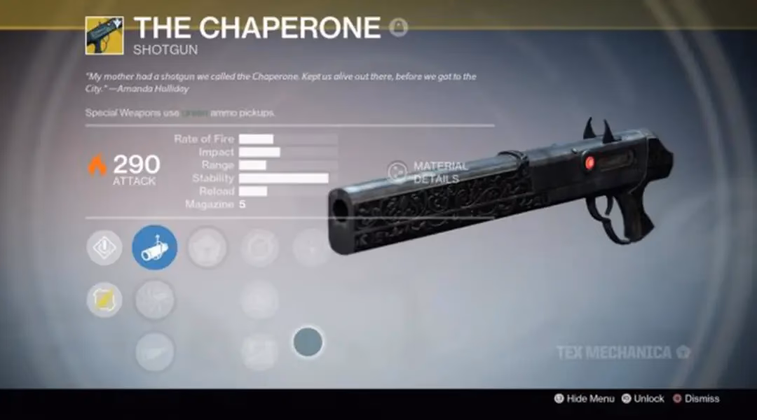 What is the chaperone in Destiny 2?