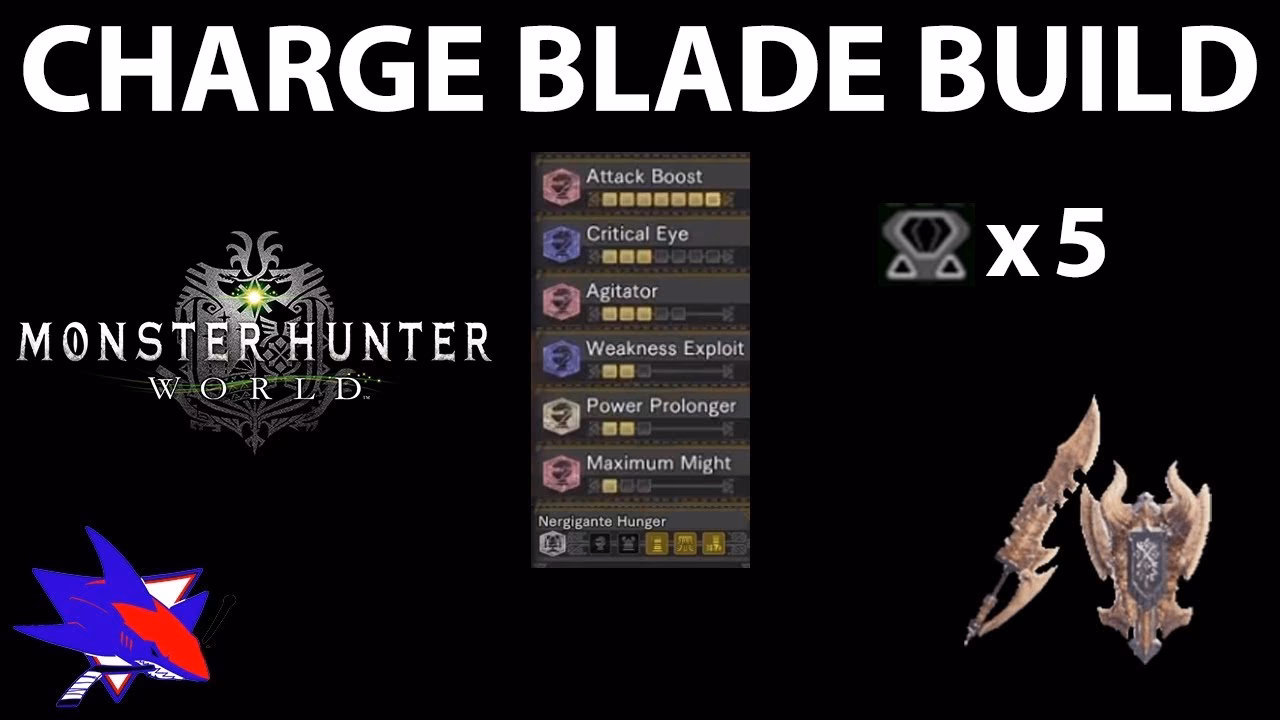 What are the best endgame builds for Charge Blade?