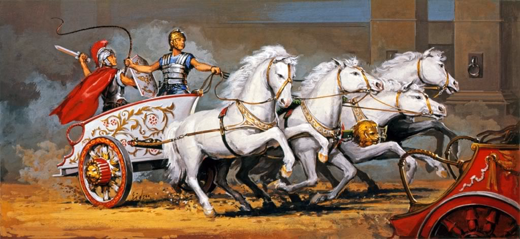 What was chariot racing in ancient Rome?