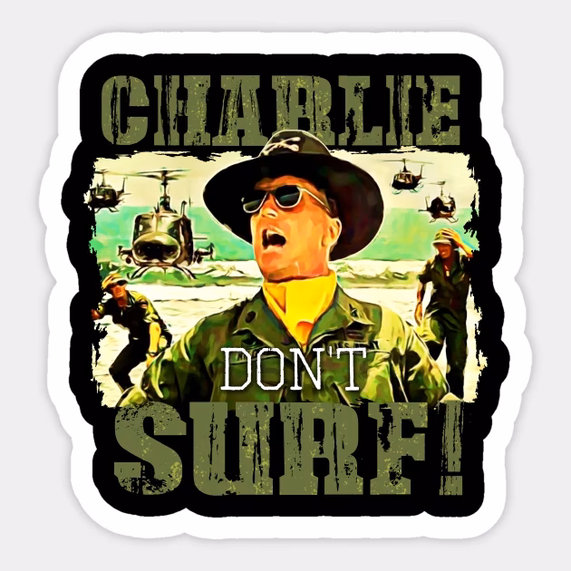Why did LtCol Kilgore sing Charlie Don't Surf?