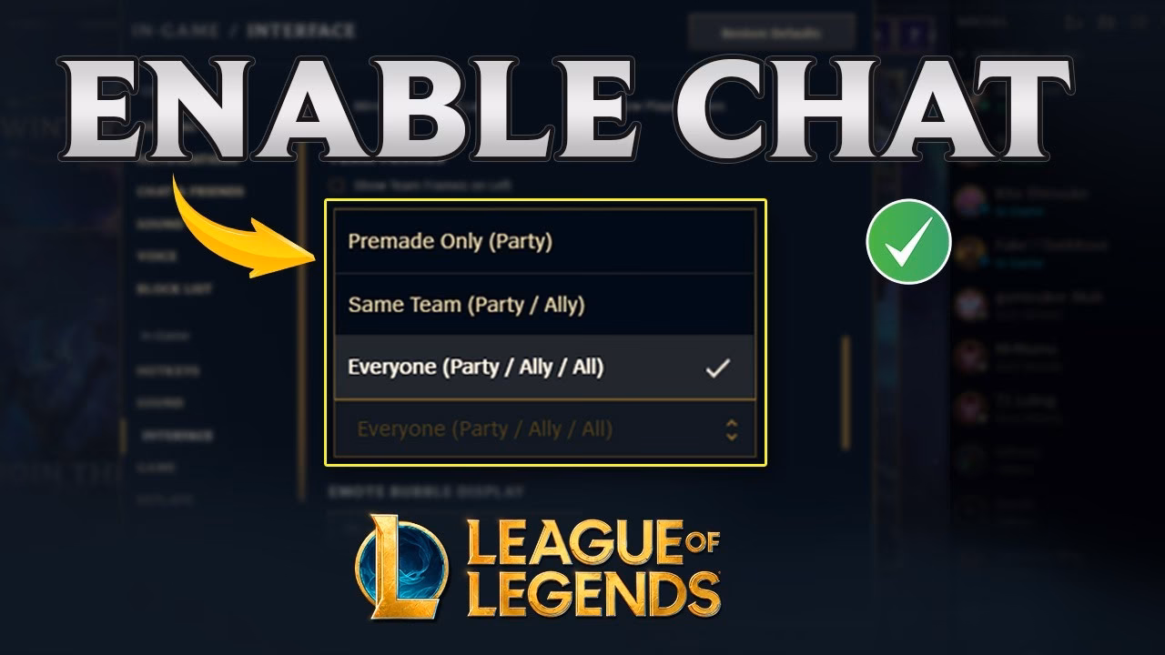 Can I use a chat program in League of Legends?