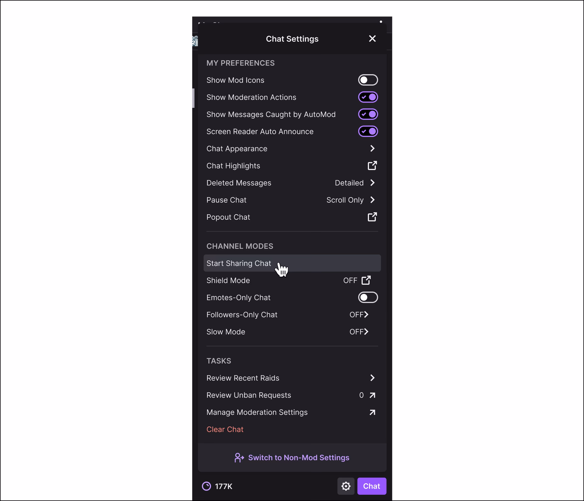 How do I use Twitch chat while playing a game?