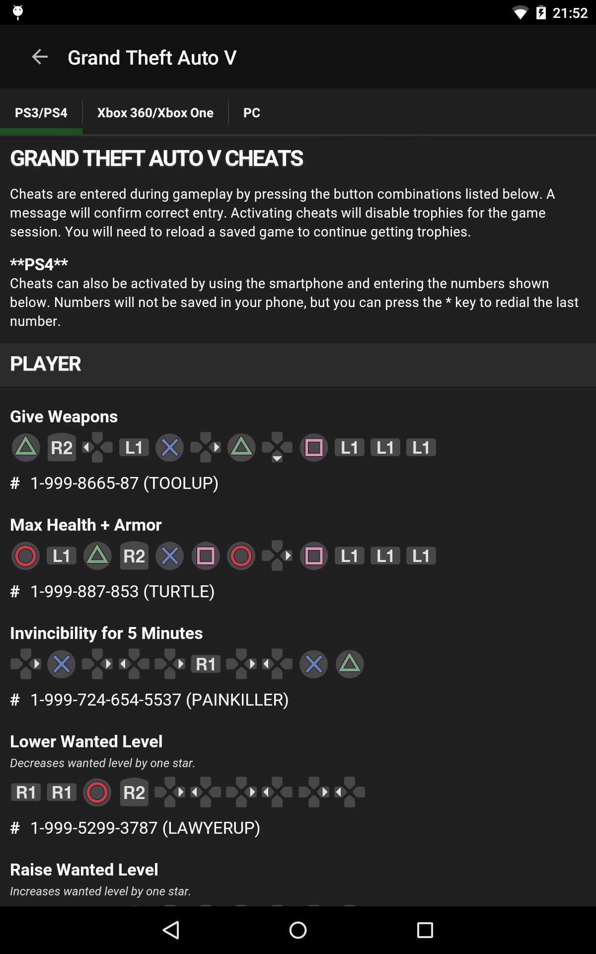 How do GTA 5 cheats work on PS4 & PS5?