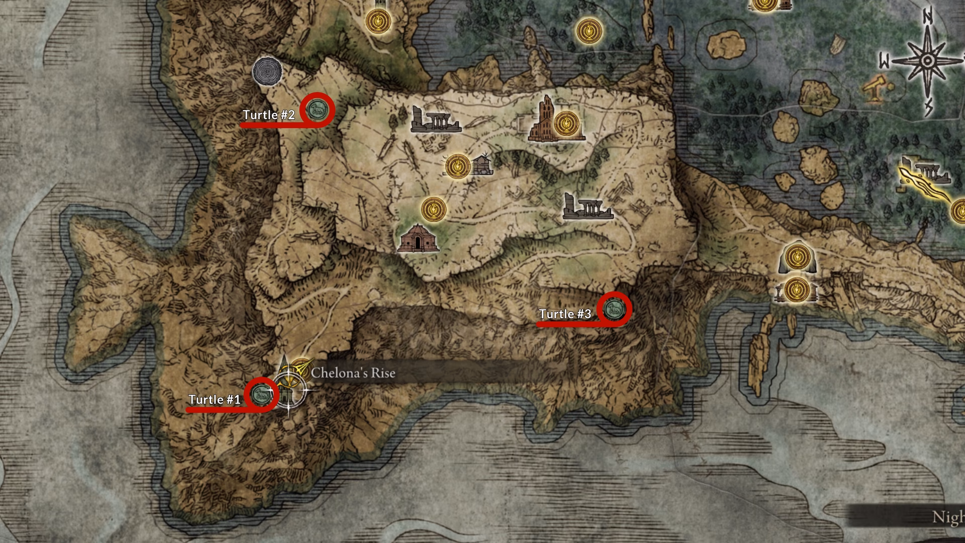 How do you find the beasts in Chelona's rise?