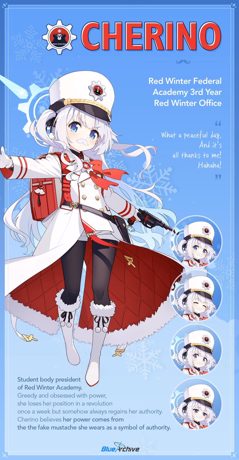 Who is cherino in red winter?