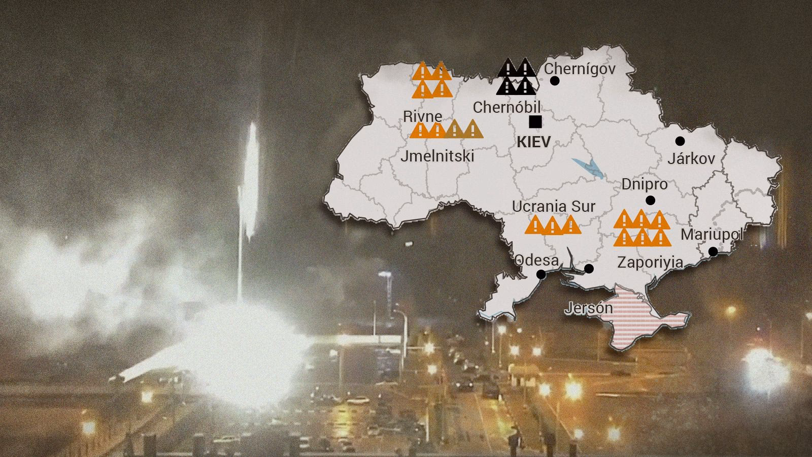 ¿Dónde se encuentra la central nuclear de Chernobyl?