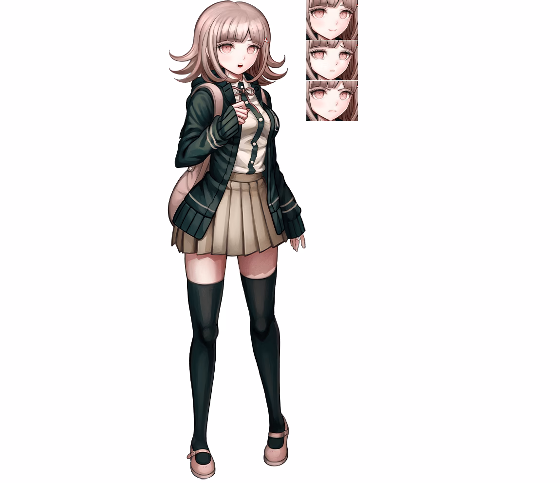 Does Chiaki's blushing sprite work on PC?