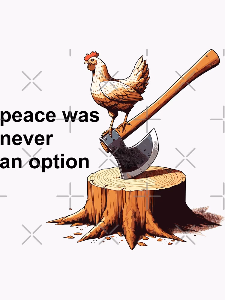 Is the chicken axe a real axe?