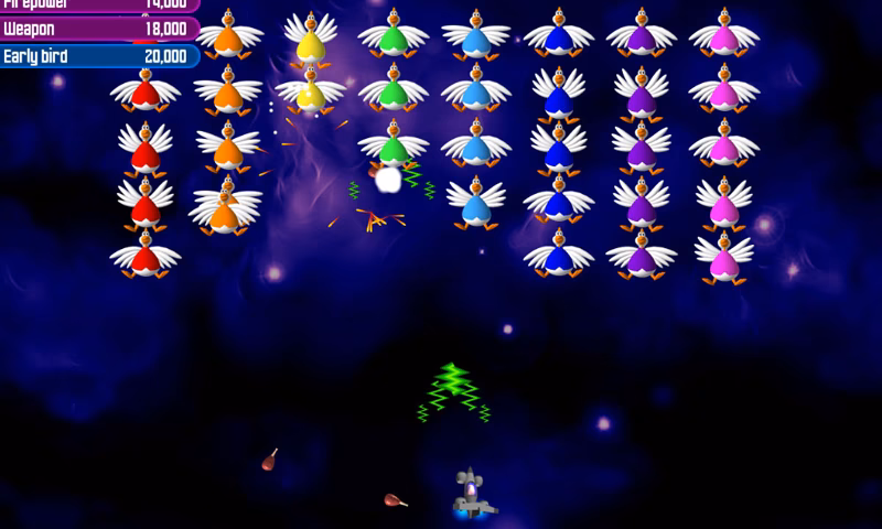 What is Chicken Invaders about?