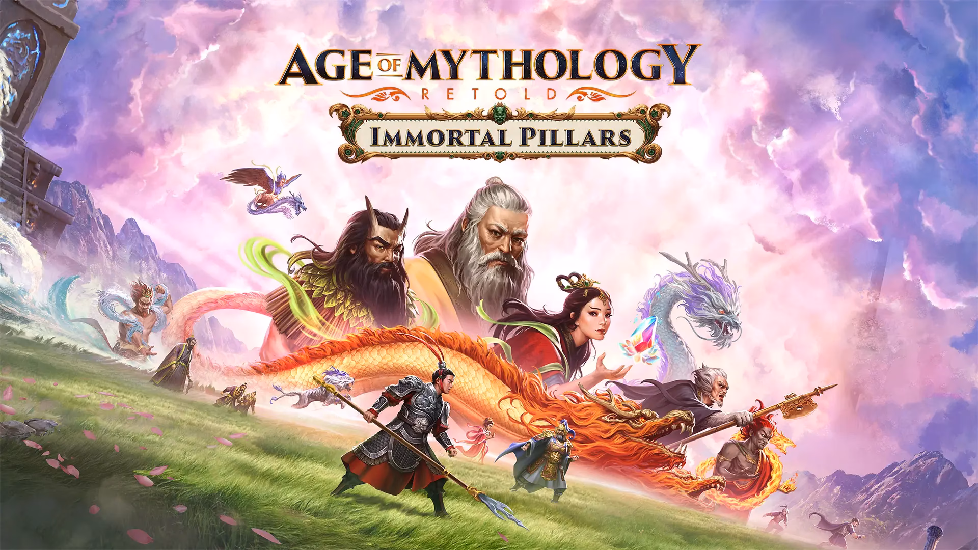 What is the Chinese pantheon in age of mythology retold?