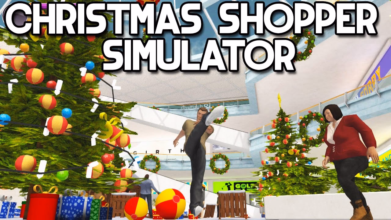 What's so special about the Christmas shopping simulator?