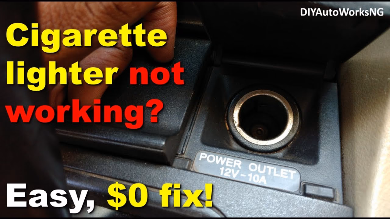 Can a car cigarette lighter socket be repaired?
