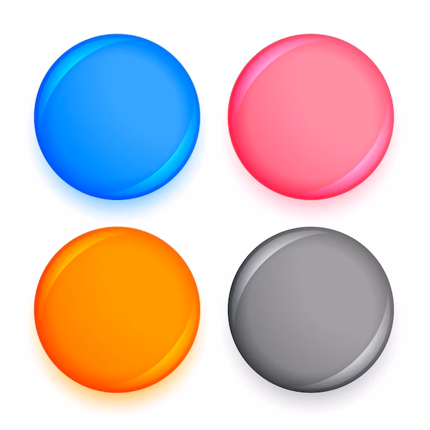 What are social media circle buttons?