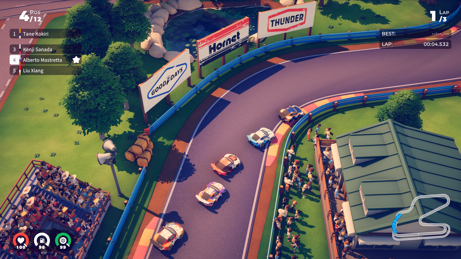 How many tracks does Circuit Superstars have?