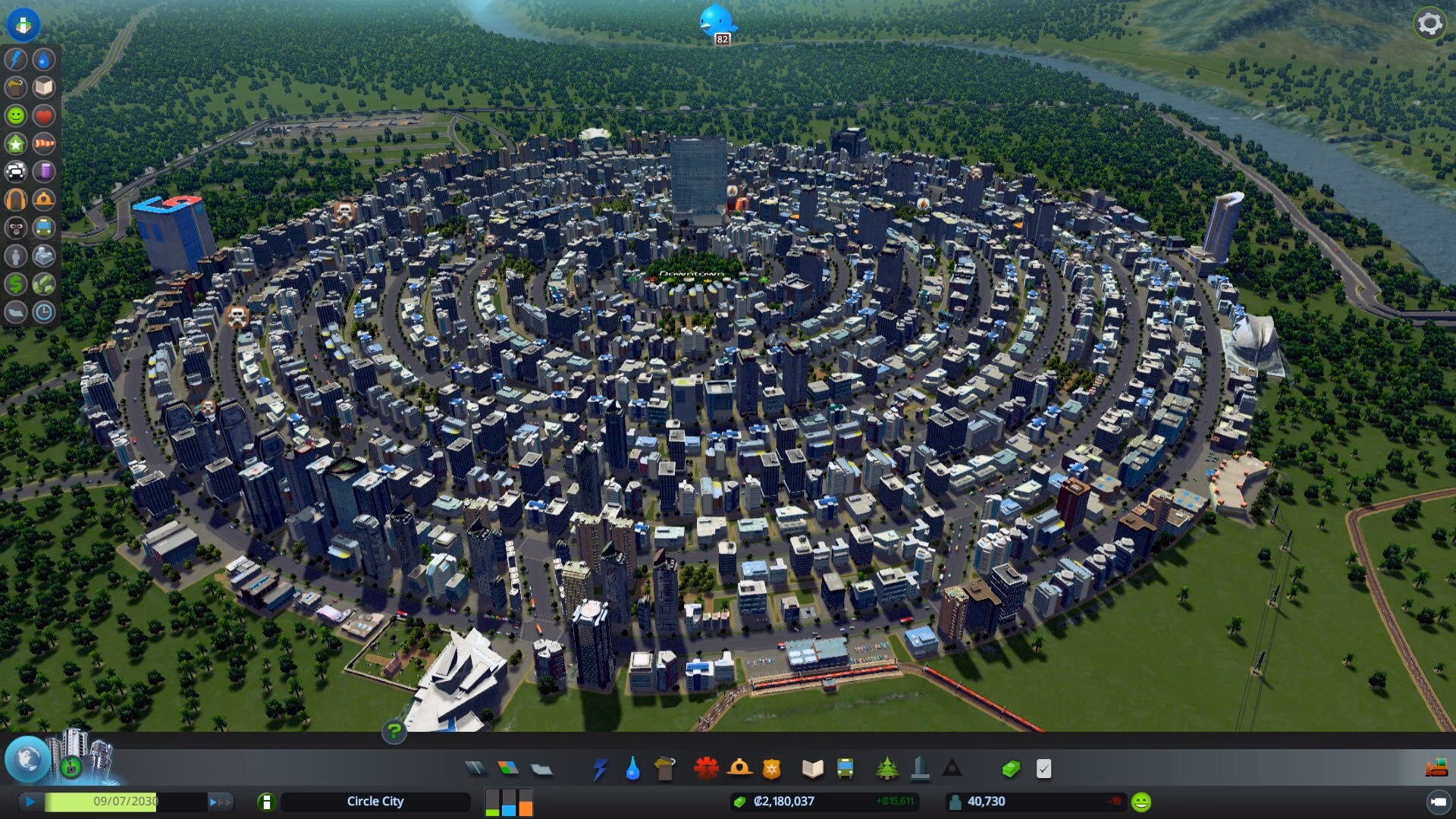 Where can I place buildings in Cities Skylines?