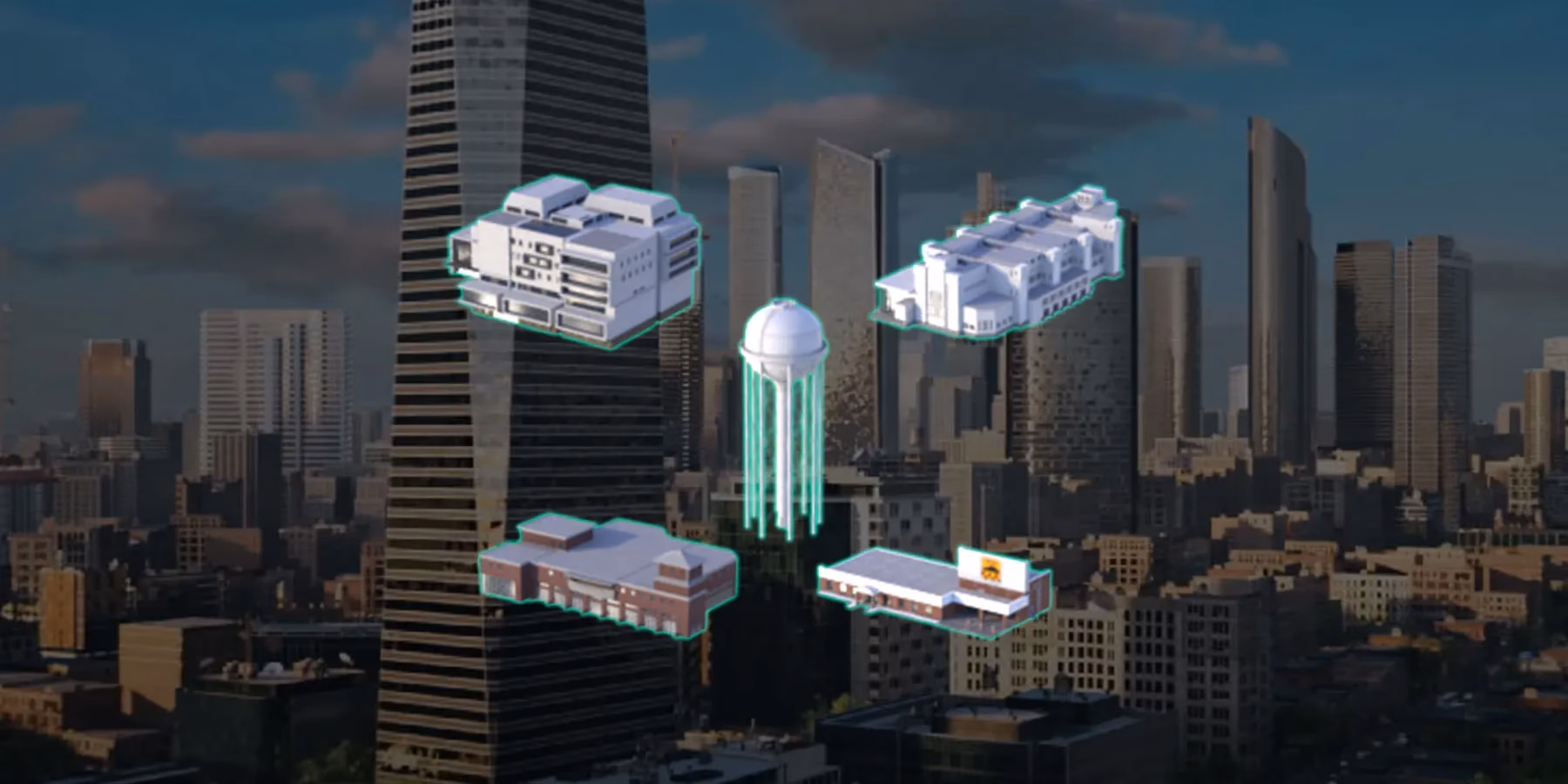 Why do cities need service buildings?
