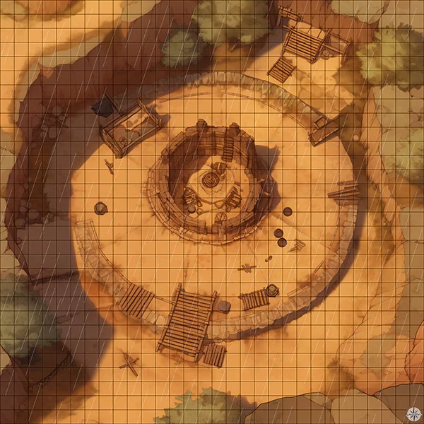How dark are the ruins?