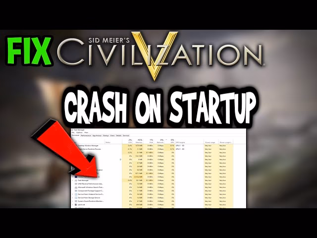 How do I fix Civ 5 crashing?