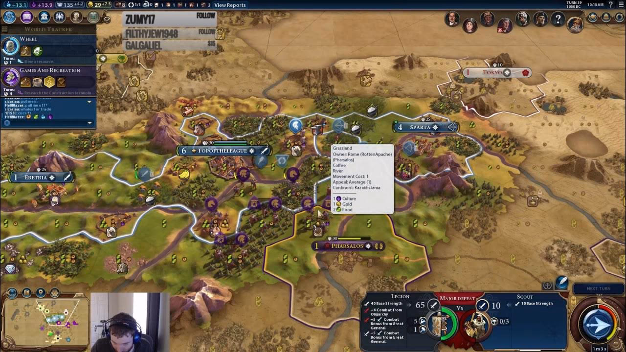 What does a great general do in Civilization VI?