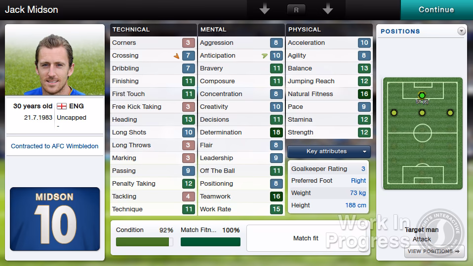 Is there a database for football manager 2022?