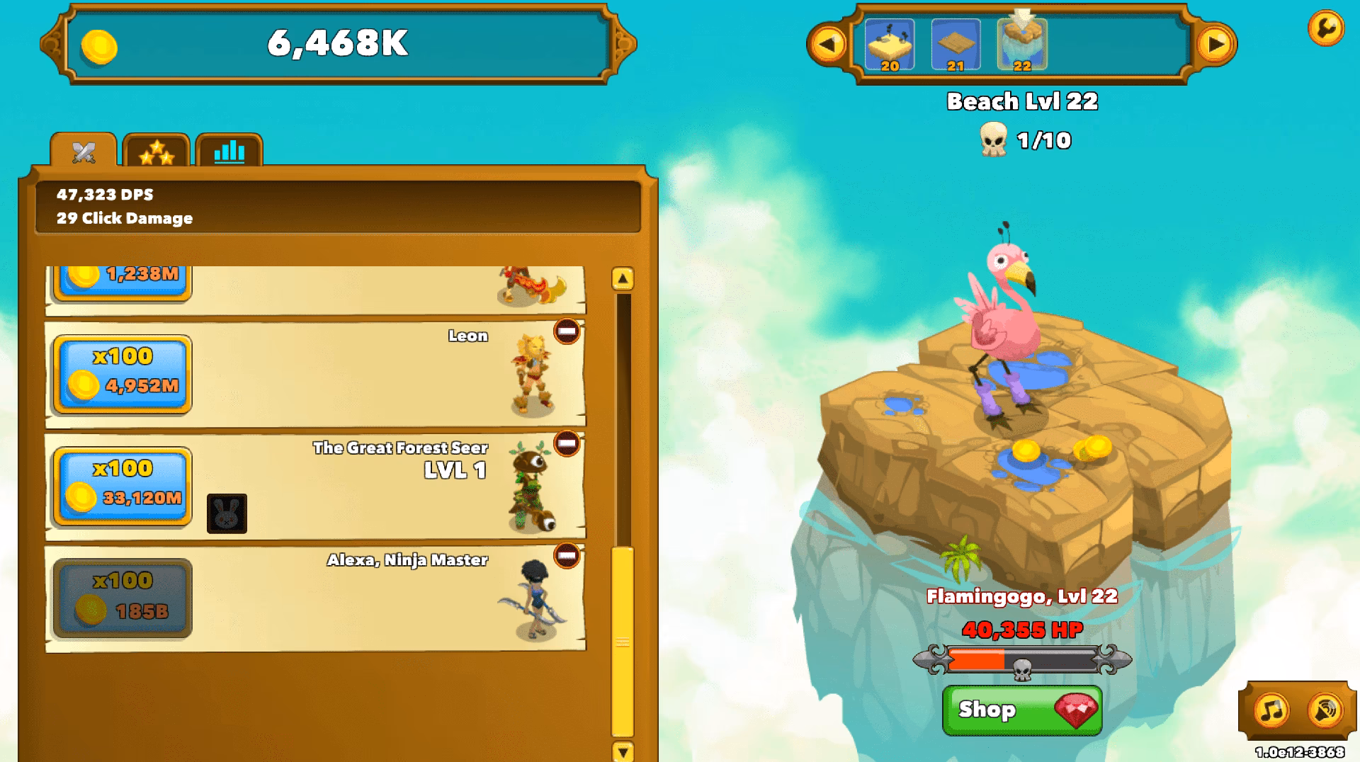 How do I start a clicker game?