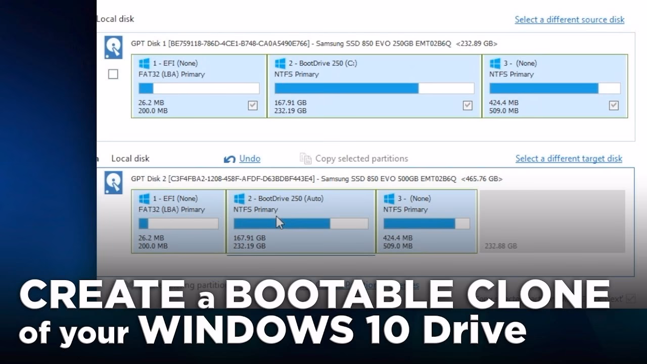 How do I clone a partition?