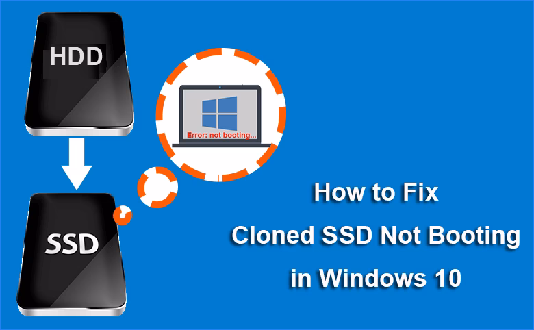How to boot from a cloned SSD?