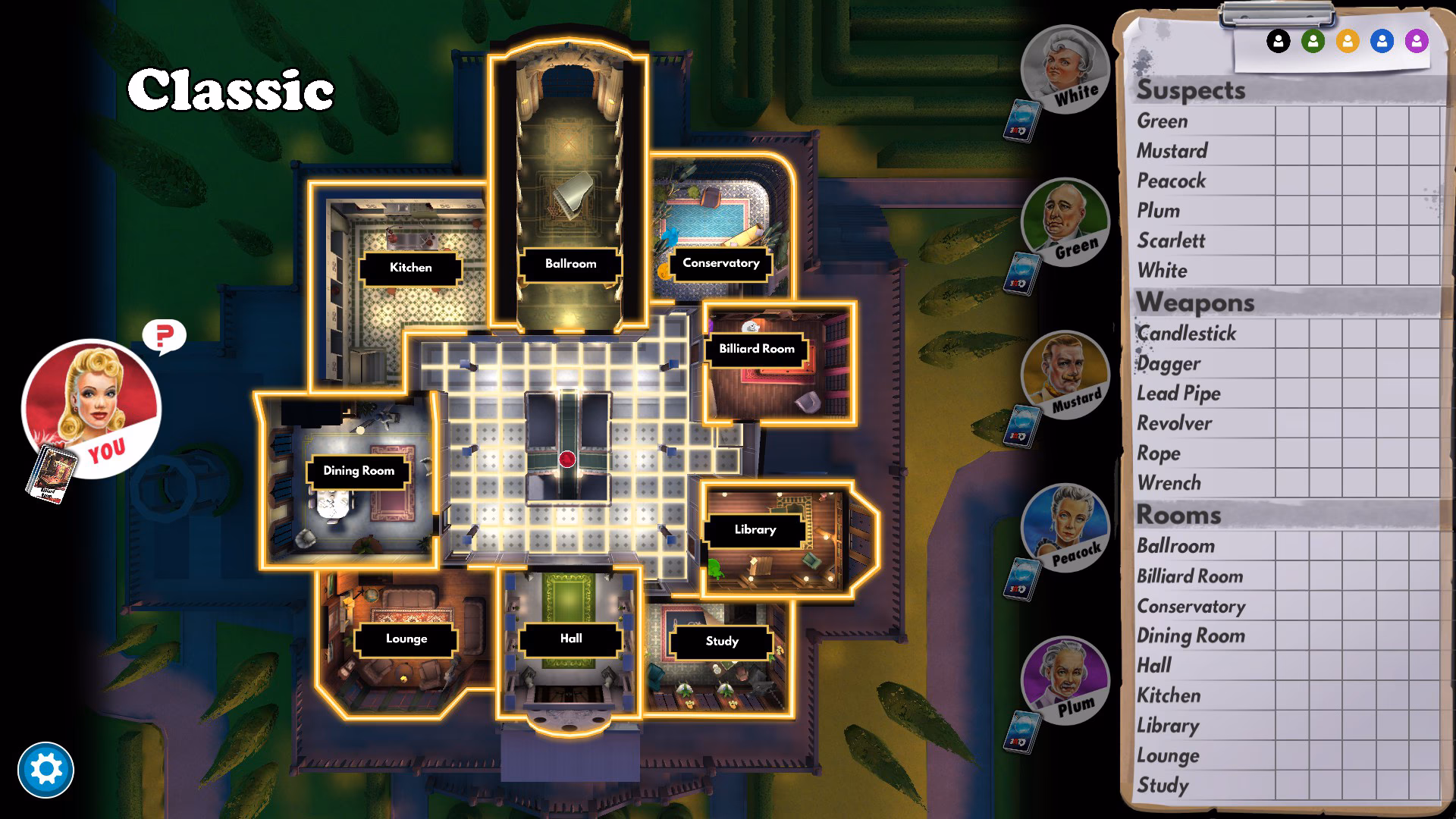 How do you find a map clue?