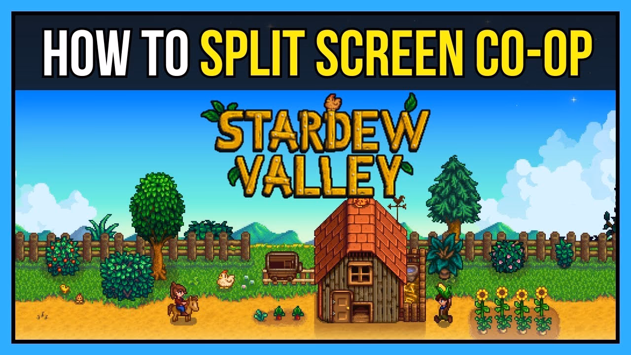 How do I create a co-op farm in Stardew Valley?