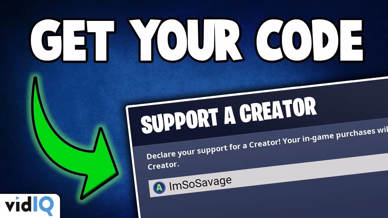 What is a Fortnite creator code?