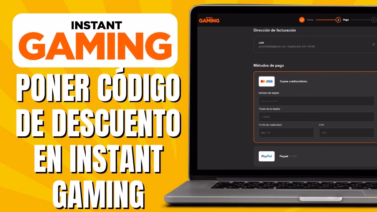 ¿Cómo usar el código promocional Instant Gaming?
