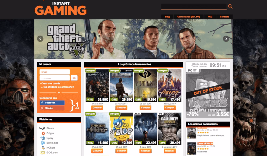 ¿Cómo usar el código promocional Instant Gaming?