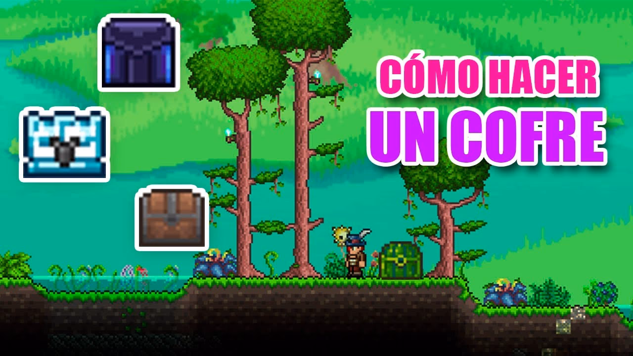 ¿Cómo apilar un cofre en Terraria?