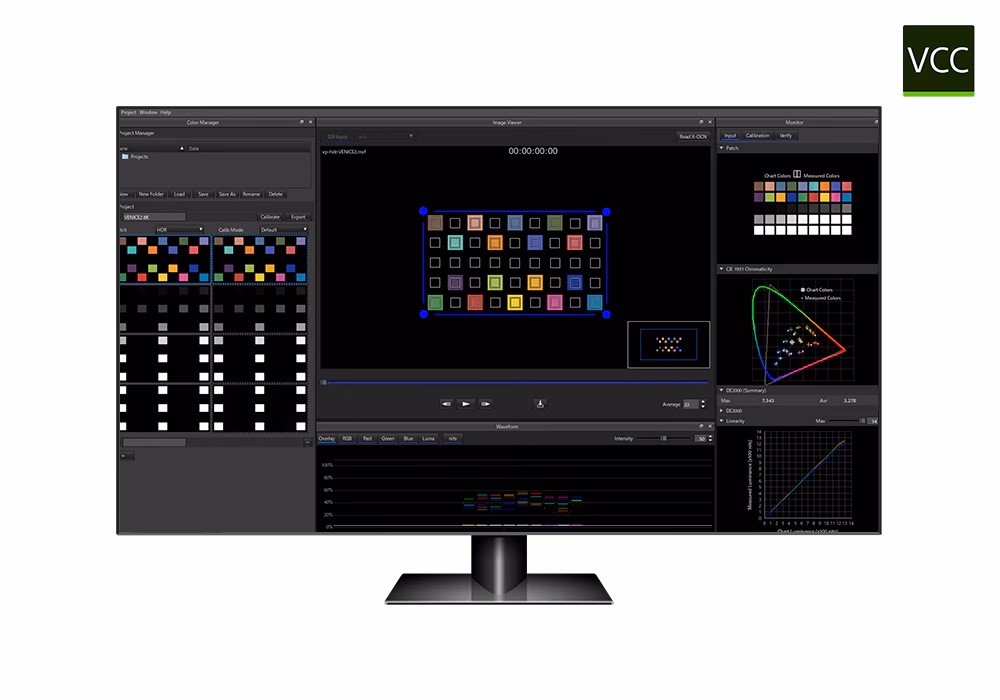How do you calibrate a screen with a colorimeter?