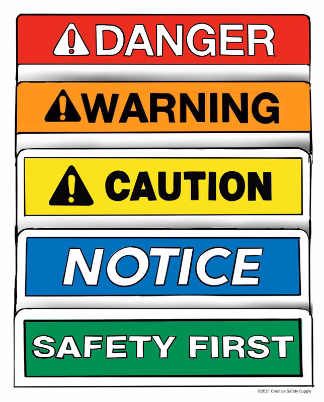 What is colored signs?
