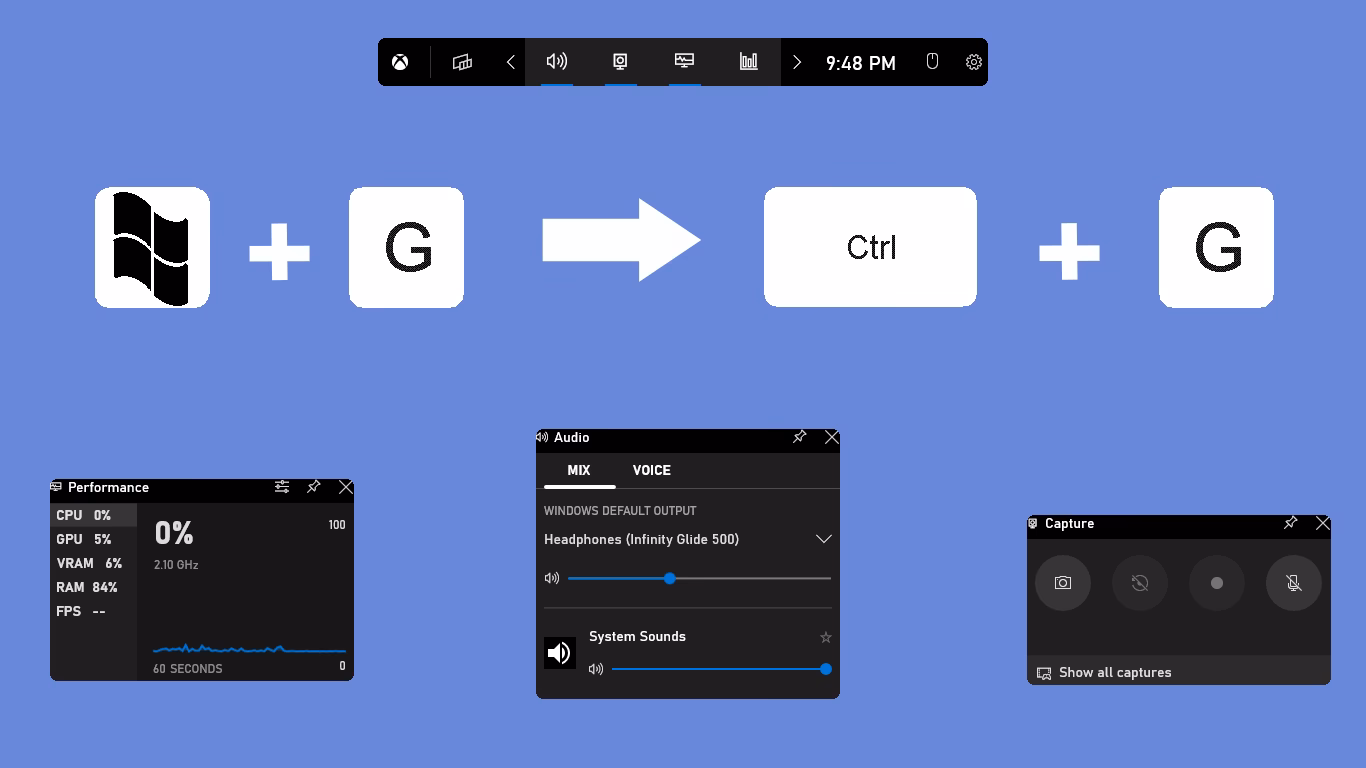 ¿Cómo cambiar la configuración de la Xbox Game Bar?