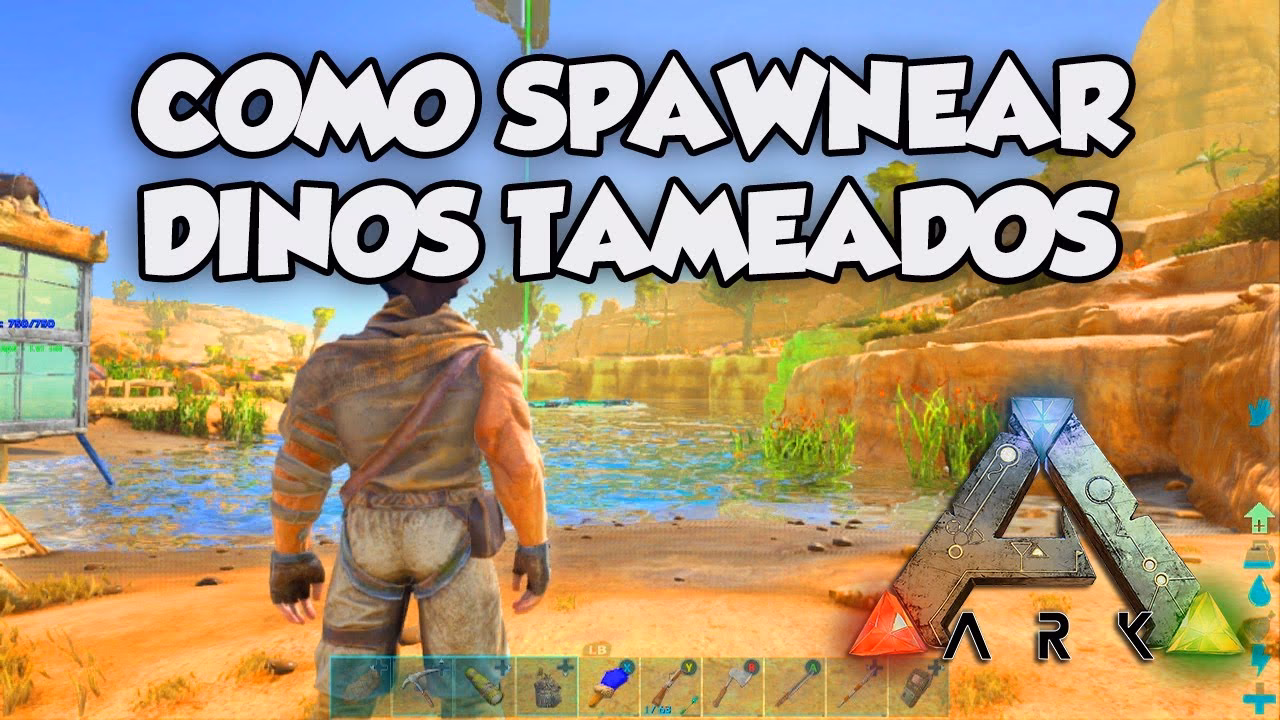 How do I spawn a dinosaur in Ark?