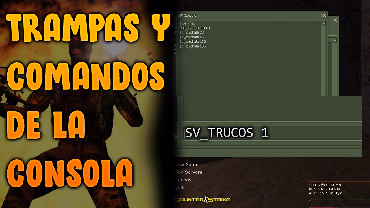 ¿Cómo activar los cheats en Counter Strike?