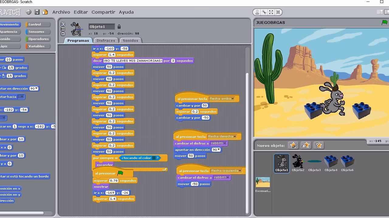 ¿Cuáles son los comandos de un juego?