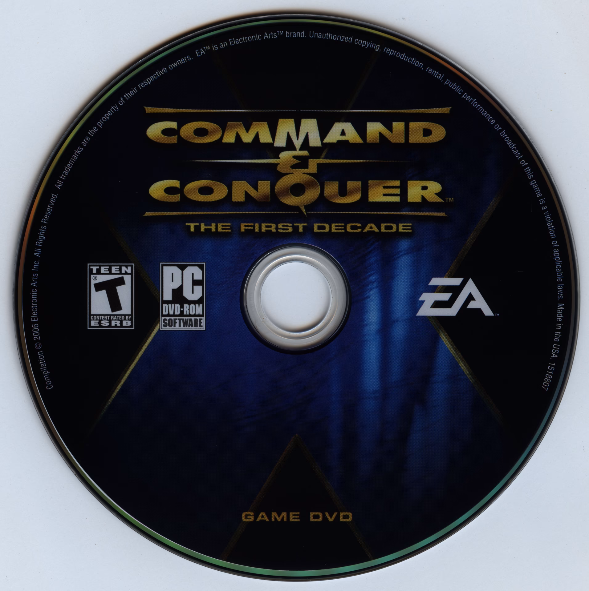 How many games are in command and conquer the first decade?