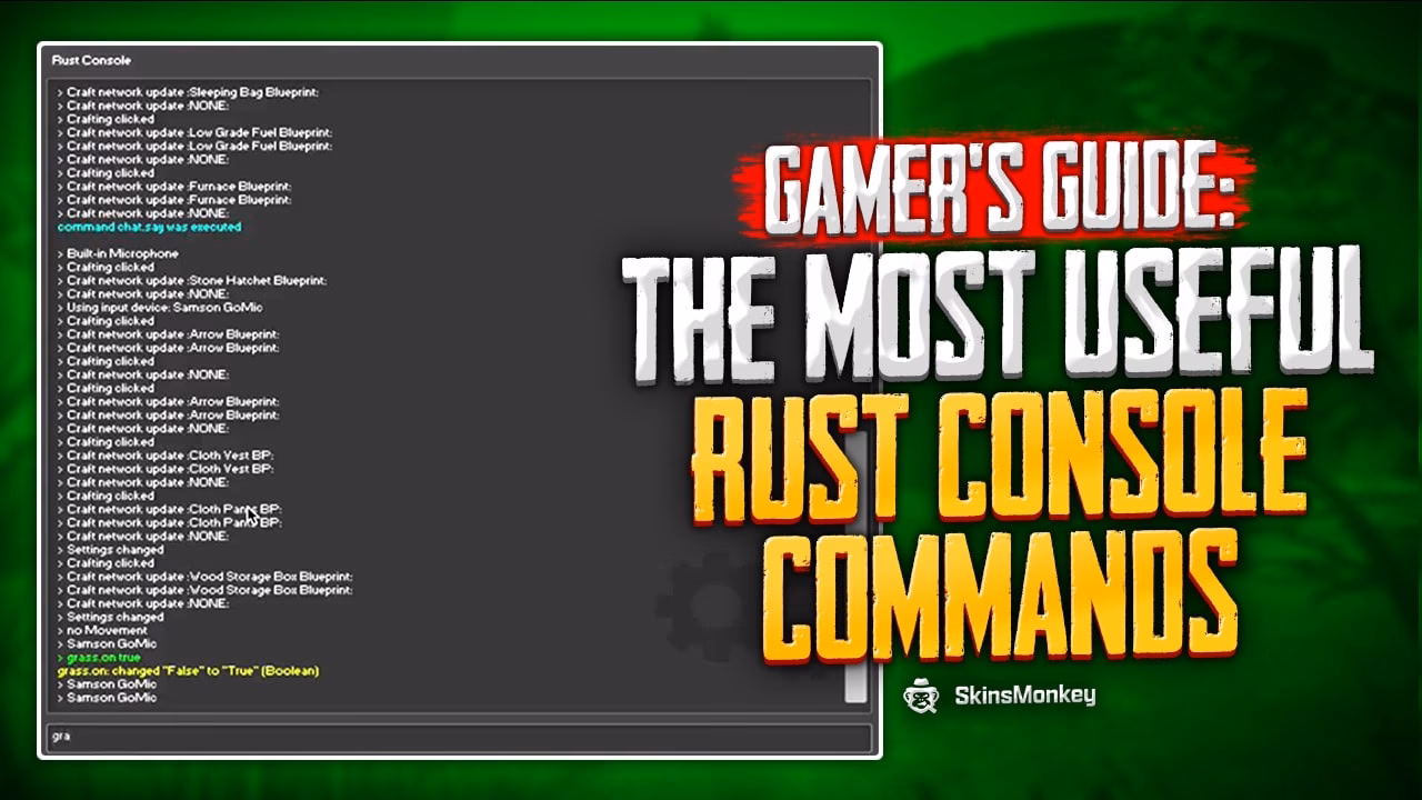 What are rust admin commands?