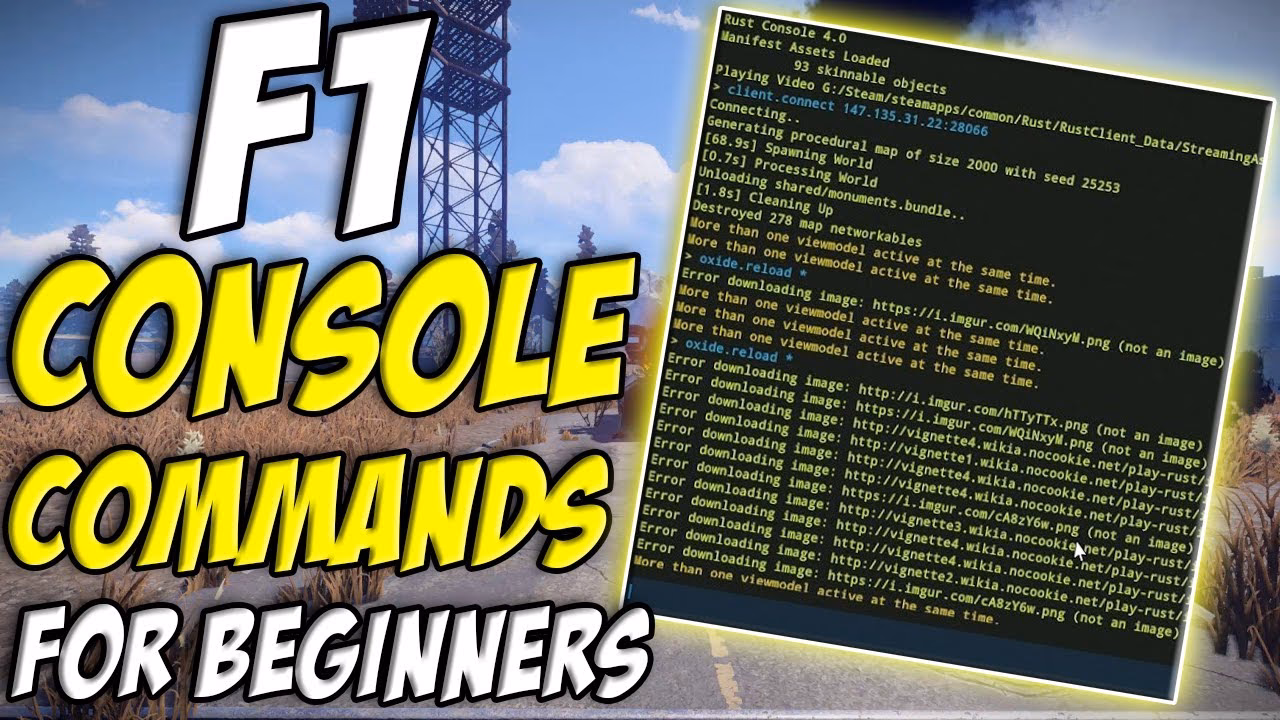 What are the server commands in Rust?