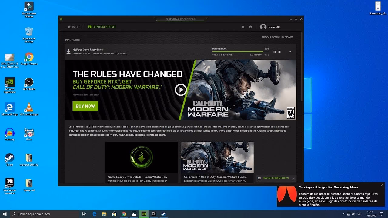 ¿Cómo actualizar el controlador de mi tarjeta Nvidia?